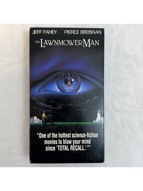 The Lawnmower Man VHS 1992 New Line Cinema